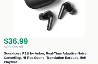 Soundcore P31i by Anker, Real-Time Adaptive Noise Cancelling, Hi-Res Sound Just Dropped to $36.99 (38% Off)