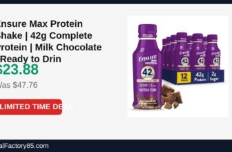 Ensure Max Protein Shake | 42g Complete Protein | Milk Chocolate | Ready to Just Dropped to $23.88 (50% Off)