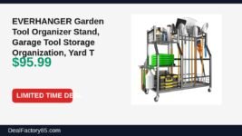 Amazon Deal: EVERHANGER Garden Tool Organizer Stand, Garage Tool Storage Organization, Yard — $95.99