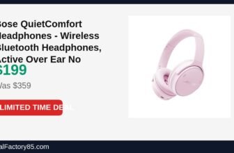 Bose QuietComfort Headphones – Wireless Bluetooth Headphones, Active Over Ear Just Dropped to $199 (45% Off)