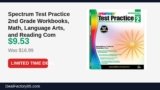 Spectrum Test Practice 2nd Grade Workbooks, Math, Language Arts, and Reading Just Dropped to $9.53 (44% Off)