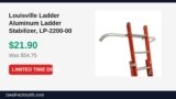 Louisville Ladder Aluminum Ladder Stabilizer, LP-2200-00 Just Dropped to $21.90 (60% Off)