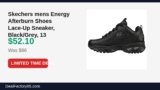 Skechers mens Energy Afterburn Shoes Lace-Up Sneaker, Black/Grey, 13 Just Dropped to $52.10 (39% Off)