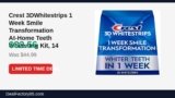 Crest 3DWhitestrips 1 Week Smile Transformation At-Home Teeth Whitening Kit, 14 Just Dropped to $32.56 (28% Off)