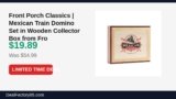 Front Porch Classics | Mexican Train Domino Set in Wooden Collector Box from Just Dropped to $19.89 (64% Off)