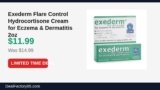 Amazon Deal: Exederm Flare Control Hydrocortisone Cream for Eczema & Dermatitis 2oz — $11.99
