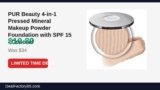 PUR Beauty 4-in-1 Pressed Mineral Makeup Powder Foundation with SPF 15 – Just Dropped to $19.89 (42% Off)