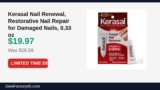 Amazon Deal: Kerasal Nail Renewal, Restorative Nail Repair for Damaged Nails, 0.33 oz — $19.97