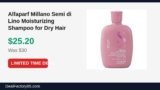 Alfaparf Millano Semi di Lino Moisturizing Shampoo for Dry Hair Just Dropped to $25.20 (16% Off)