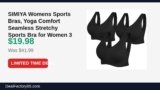 SIMIYA Womens Sports Bras, Yoga Comfort Seamless Stretchy Sports Bra for Women Just Dropped to $19.98 (52% Off)