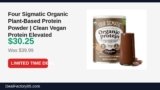 Amazon Deal: Four Sigmatic Organic Plant-Based Protein Powder | Clean Vegan Protein Elevated — $30.25