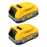 DEWALT 20V MAX POWERSTACK Lithium Ion Battery 2 Pack (DCBP034-2) Just Dropped to $115.66 (47% Off)