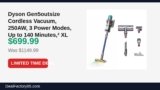 Dyson Gen5outsize Cordless Vacuum, 250AW, 3 Power Modes, Up to 140 Minutes,² XL Just Dropped to $699.99 (39% Off)