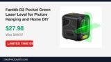 Fanttik D2 Pocket Green Laser Level for Picture Hanging and Home DIY Just Dropped to $27.98 (44% Off)