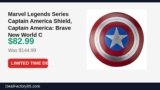 Marvel Legends Series Captain America Shield, Captain America: Brave New World Just Dropped to $82.99 (43% Off)