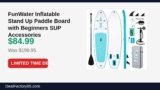 FunWater Inflatable Stand Up Paddle Board with Beginners SUP Accessories Just Dropped to $84.99 (57% Off)