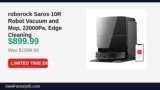 roborock Saros 10R Robot Vacuum and Mop, 22000Pa, Edge Cleaning Just Dropped to $899.99 (44% Off)