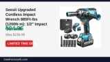 Seesii Upgraded Cordless Impact Wrench 885Ft-lbs (1200N·m): 1/2″ Impact Gun Just Dropped to $94.95 (41% Off)