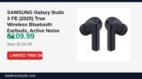 SAMSUNG Galaxy Buds 3 FE (2025) True Wireless Bluetooth Earbuds, Active Noise Just Dropped to $109.99 (27% Off)