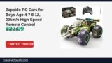 Amazon Deal: Zappido RC Cars for Boys Age 4-7 8-12, 20km/h High Speed Remote Control Monster — $27.99