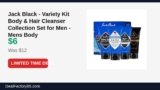 Jack Black – Variety Kit Body & Hair Cleanser Collection Set for Men – Mens Just Dropped to $6 (50% Off)