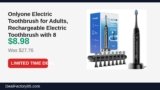 Onlyone Electric Toothbrush for Adults, Rechargeable Electric Toothbrush with 8 Just Dropped to $8.98 (68% Off)