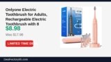 Onlyone Electric Toothbrush for Adults, Rechargeable Electric Toothbrush with 8 Just Dropped to $8.98 (50% Off)