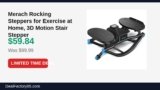 Merach Rocking Steppers for Exercise at Home, 3D Motion Stair Stepper Just Dropped to $59.84 (40% Off)