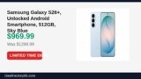 Samsung Galaxy S26+, Unlocked Android Smartphone, 512GB, Sky Blue Just Dropped to $969.99 (25% Off)
