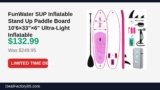 FunWater SUP Inflatable Stand Up Paddle Board 10’6×33″×6″ Ultra-Light Just Dropped to $132.99 (47% Off)