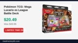 Pokémon TCG: Mega Lucario ex League Battle Deck Just Dropped to $20.49 (59% Off)