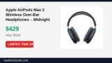 Apple AirPods Max 2 Wireless Over-Ear Headphones – Midnight Just Dropped to $429 (22% Off)