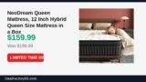 NeoDream Queen Mattress, 12 Inch Hybrid Queen Size Mattress in a Box Just Dropped to $159.99 (20% Off)